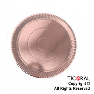 PLATO LAMINADO ROSA GOLD N.28 28CM x 10